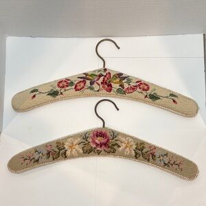 Floral Embroidered Hangers Charming handmade vintage coat hangers Madeira Spain